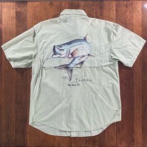 Mens PT sportswear fishing shirt Geoff Hager XL